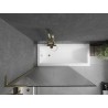 Mexen Next L vannisein 1-osaline 100 x 150 cm, triibuline, kuldne - 895-100-000-03-09-50