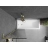 Mexen Next L vannipaneel, 1-ukseline 60 x 150 cm, triibuline, harjatud kuld - 895-060-000-03-09-55