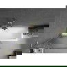 Mexen Next L Badewannenfaltwand 1-flügelig 80 x 150 cm, gestreift, gold gebürstet - 895-080-000-03-09-55