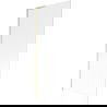 Mexen Next L Badewannenfaltwand 1-flügelig 80 x 150 cm, gestreift, gold gebürstet - 895-080-000-03-09-55
