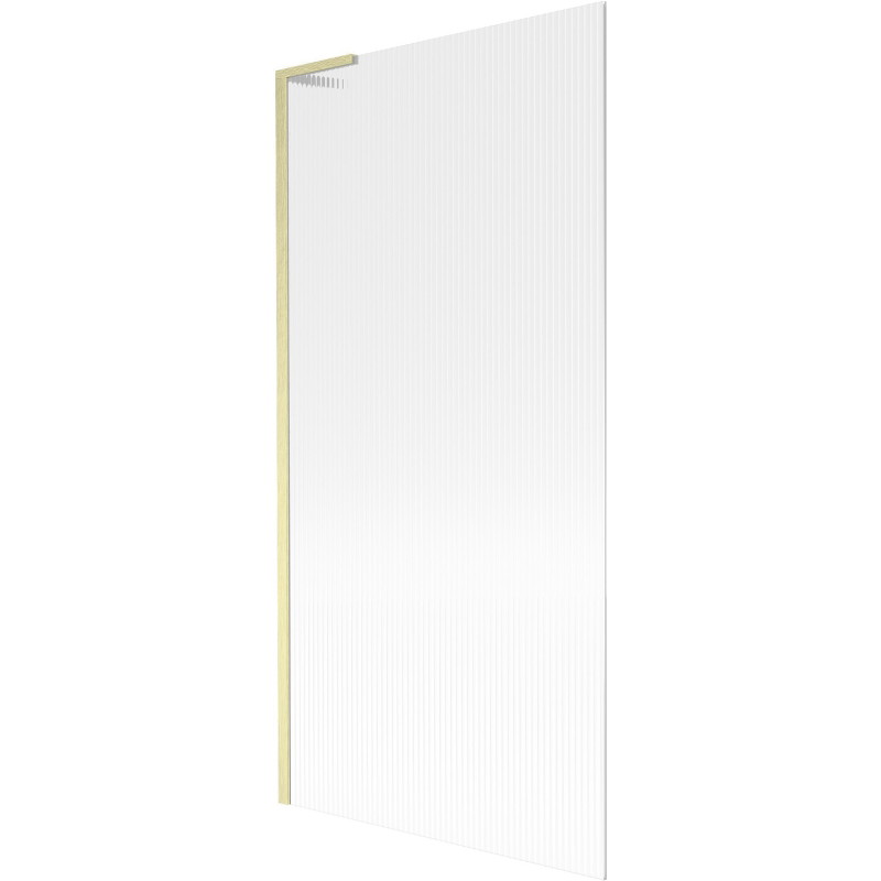 Mexen Next L vannitoa dušiekraan, 1-tiivaline 90 x 150 cm, triibud, kuldne harjatud - 895-090-000-03-09-55