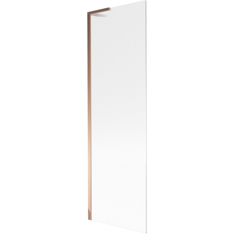 Mexen Next L enodelna tuš pregrada 60 x 150 cm, črte, rožnato zlato - 895-060-000-03-09-60