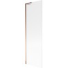 Mexen Next L tuš paravan, 1-krilni 60 x 150 cm, pruge, ružičasto zlato - 895-060-000-03-09-60