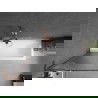 Mexen Next L Badewannenabtrennung 1-flügelig 70 x 150 cm, Streifenmuster, Roségold - 895-070-000-03-09-60