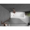 Mexen Next L vannitoasukse 1-leheline 100 x 150 cm, triibuline, roosa kuld - 895-100-000-03-09-60