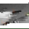 Mexen Next L Badewannenfaltwand 1-flügelig 50 x 150 cm, Streifen, gebürstetes Kupfer - 895-050-000-03-09-65