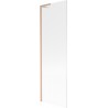 Mexen Next L vannitoa paravent 1-tiivaline 60 x 150 cm, triibuline, harjatud vask - 895-060-000-03-09-65