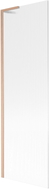 Mexen Next L vannitoa paravent 1-tiivaline 60 x 150 cm, triibuline, harjatud vask - 895-060-000-03-09-65