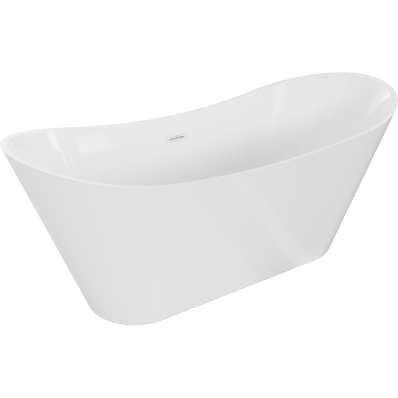 Mexen Celia freestanding bathtub 170 x 75 cm, white, white overflow - 52331707500-20