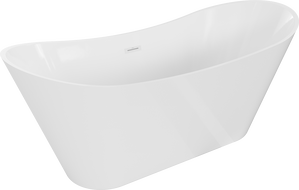 Mexen Celia freistehende Badewanne 170 x 75 cm, weiß, Überlauf weiß - 52331707500-20