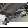 Mexen Next L Badewannen-Faltwand 1-flügelig 80 x 150 cm, Streifen, gebürstetes Kupfer - 895-080-000-03-09-65