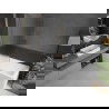 Mexen Next L Badewannen-Faltschirm 1-flügelig 90 x 150 cm, Streifen, gebürstetes Kupfer - 895-090-000-03-09-65
