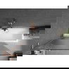 Mexen Next L Badewannenfaltwand 1-flügelig 100 x 150 cm, Streifen, gebürstetes Kupfer - 895-100-000-03-09-65