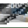 Mexen Luna vrijstaande badkuip 170 x 80 cm, wit, overloop chroom - 52031708000-01