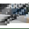 Mexen Luna freistehende Badewanne 180 x 80 cm, weiß, weißer Überlauf - 52031808000-20
