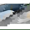 Mexen Luna vrijstaande badkuip 180 x 80 cm, wit, goud overlopen - 52031808000-50