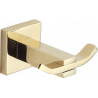 Mexen Vane dubbele handdoekhaak, goud - 7020935-50