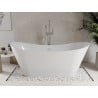 Mexen Celia 170 x 75 cm Freestanding Bathtub, White, Brushed Nickel Overflow - 52331707500-97