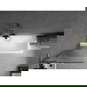 Mexen Next L Badewannenfalttür 1-flügelig 60 x 150 cm, Streifen, Gun Gray gebürstet - 895-060-000-03-09-66