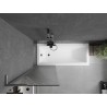 Mexen Next L vannisein 1-osaline 60 x 150 cm, triibuline, püssihall poleeritud - 895-060-000-03-09-66