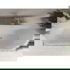 Mexen Celia vrijstaande badkuip 170 x 75 cm, wit/zwart, overloop geborsteld nikkel - 52331707575-97