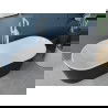 Mexen Luna vrijstaande badkuip 150 x 75 cm, wit/zwart, witte overloop - 52031507575-20