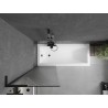 Mexen Next L vannikardina 1-tiivaline 60 x 150 cm, triibuline, must - 895-060-000-03-09-70
