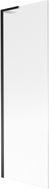 Mexen Next L vannikardina 1-tiivaline 60 x 150 cm, triibuline, must - 895-060-000-03-09-70