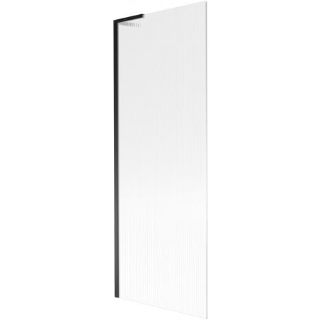 Mexen Next L Bathtub Screen 1-Panel 70 x 150 cm, Stripes, Black - 895-070-000-03-09-70