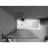Mexen Next L vannisein 1-tiivaline 90 x 150 cm, triibuline, must - 895-090-000-03-09-70
