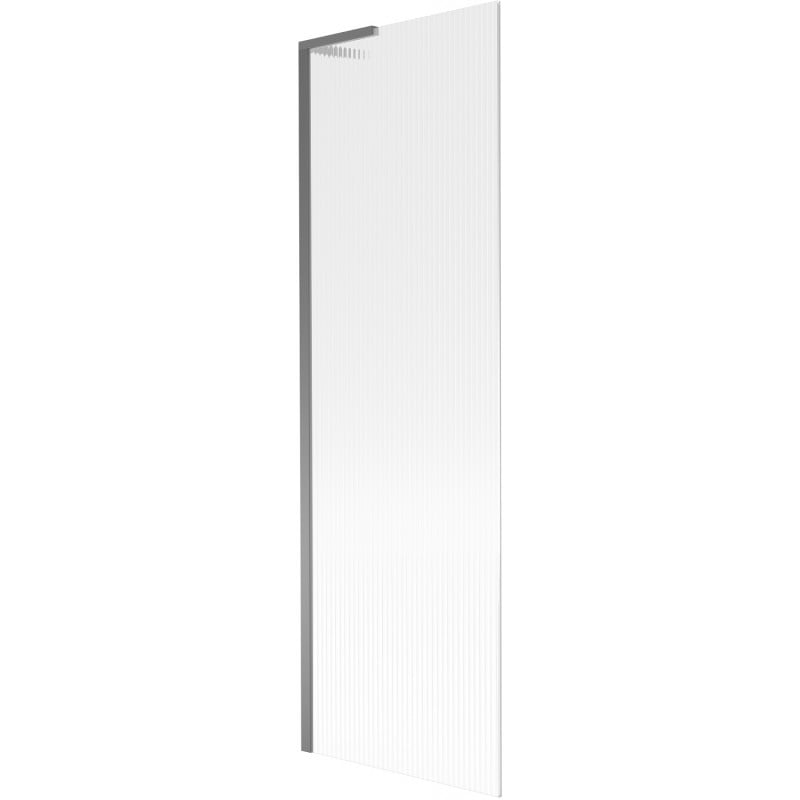 Mexen Next L resguardo de chuveiro de 1 ala 60 x 150 cm, riscas, gun metal - 895-060-000-03-09-95