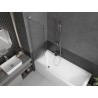 Mexen Next L vannitoa ekraan 1-tiivaline 50 x 150 cm, triibuline, harjatud nikkel - 895-050-000-03-09-97