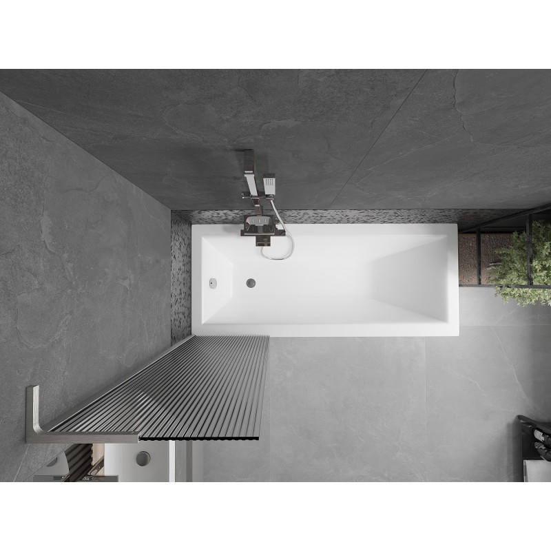 Mexen Next L vannitoa ekraan 1-tiivaline 50 x 150 cm, triibuline, harjatud nikkel - 895-050-000-03-09-97