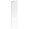 Mexen Next L Badewannenfaltwand 1-flügelig 50 x 150 cm, Streifen, gebürsteter Nickel - 895-050-000-03-09-97