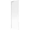 Mexen Next L vannitoapartitsioon, 1-leheline, 60 x 150 cm, triibuline, harjatud nikkel - 895-060-000-03-09-97