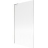 Mexen Next L vannitoa vahesein 1-osaline 100 x 150 cm, triibuline, harjatud nikkel - 895-100-000-03-09-97