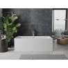 Mexen Nita freistehende Badewanne 170 x 80 cm, weiß, Überlauf chrom - 52091708000-01