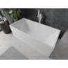 Mexen Nita freistehende Badewanne 170 x 80 cm, weiß, weißer Überlauf - 52091708000-20