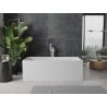 Mexen Nita freistehende Badewanne 170 x 80 cm, weiß, Überlauf weiß - 52091708000-20