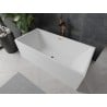 Mexen Nita Badewanne freistehend 170 x 80 cm, weiß, roségold Überlauf - 52091708000-60
