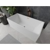 Mexen Nita vaba seisev vann 170 x 80 cm, valge, ülevool roosa kuld - 52091708000-60