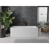 Mexen Nita Badewanne freistehend 170 x 80 cm, weiß, roségold Überlauf - 52091708000-60