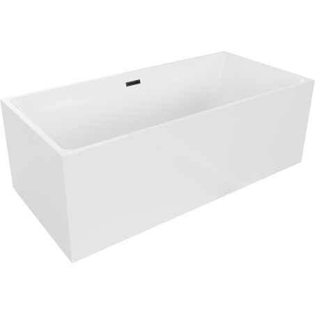 Mexen Nita vrijstaande badkuip 170 x 80 cm, wit, zwarte overloop - 52091708000-70