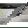 Mexen Nita vrijstaande badkuip 170 x 80 cm, wit, overloop geborsteld nikkel - 52091708000-97
