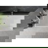 Mexen Nita vrijstaande badkuip 170 x 80 cm, wit/zwart, overloop chroom - 52091708075-01