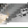 Mexen Vega rechthoekig bad 180 x 80 cm met ombouw en 3-delige douchewand 120 cm, transparant, zwart - 550118080X9012037000