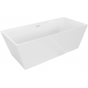 Mexen Lita vasca da bagno indipendente 170 x 75 cm, bianca, troppopieno bianco - 52121707500-20