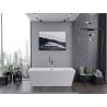 Mexen Lita vabas seisev vann 170 x 75 cm, valge, kuldne ülevool - 52121707500-50