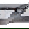 Mexen Lita freistehende Badewanne 170 x 75 cm, weiß, mit rosa Goldüberlauf - 52121707500-60