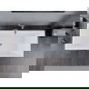 Mexen Lita vrijstaande badkuip 170 x 75 cm, wit/zwart, chroom overloop - 52121707575-01